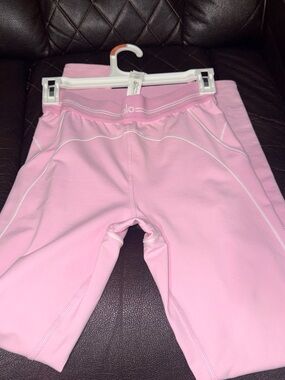 ALO Yoga candy Heart Airbrush  Pink Leggings